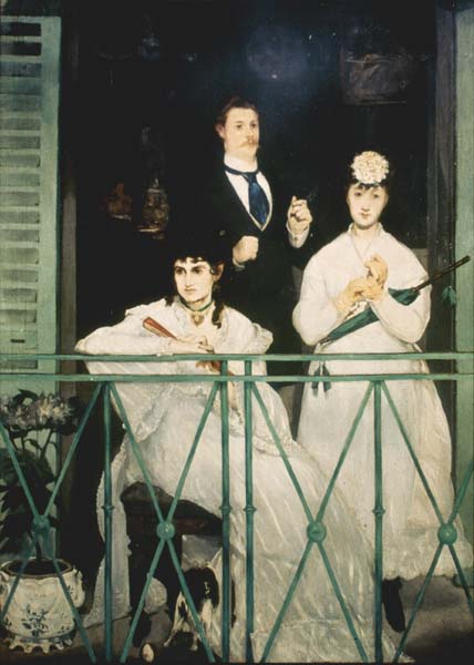 Manet Le balcon 1868