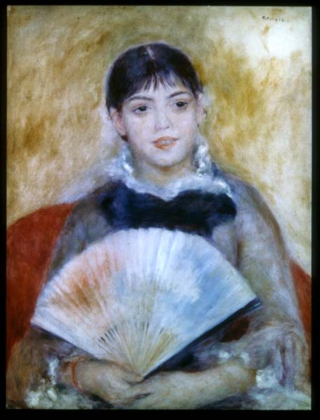Renoir Jeune fille a eventail