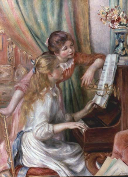 Renoir Jeune fille au piano