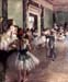 Degas la classe de danse