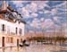 Sisley La barque pendant l'inondation