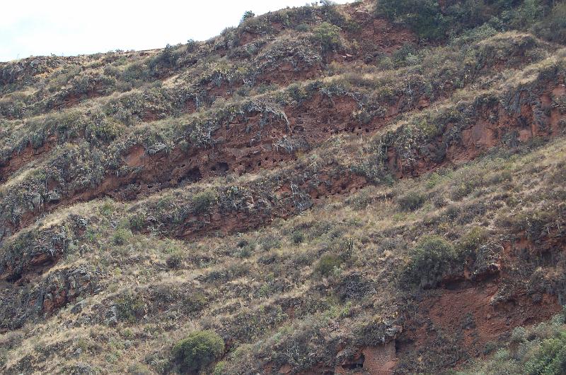 DSC_5002.JPG - Tombeaux creusés dans la falaise à Pisac