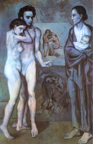 Picasso bleue blue period la vie barcelone 1903